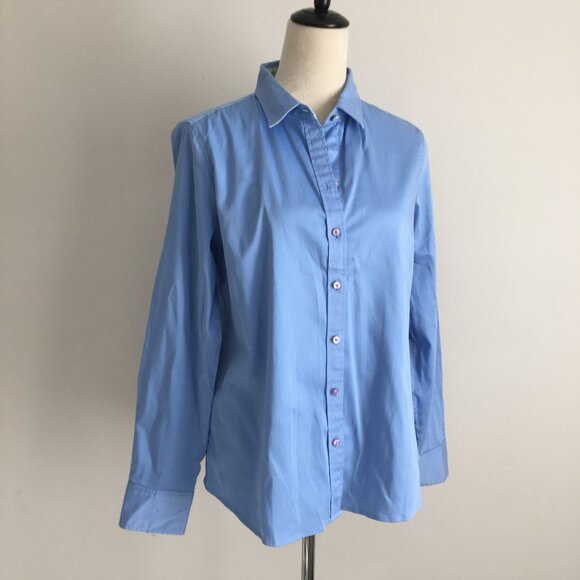 ROBERT GRAHAM Blue Printed Insert Long Sleeve Button Shirt - Picture 1 of 11